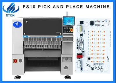Ffatri PCB Dwyrain Canol 10 Pennau Mounter Sglodion Buddsoddi Isel